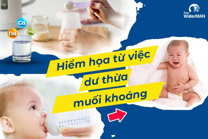 Có nên pha sữa bằng nước khoáng cho trẻ sử dụng?