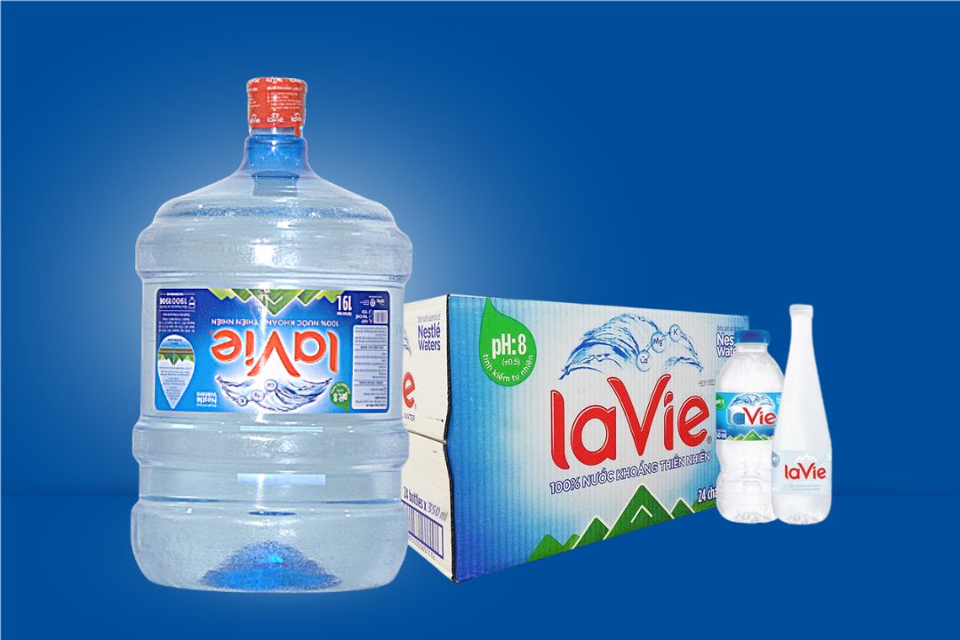 Lavie là thương hiệu nước khoáng bán chạy nhất năm 2022